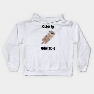 Otterly Adorable cute design Kids Hoodie